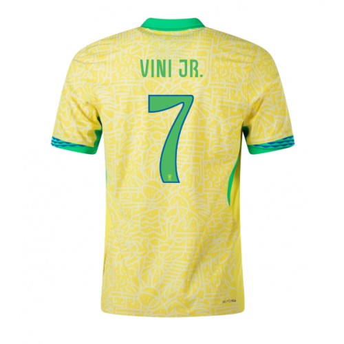 Brazil Vinicius Junior #7 Domaci Dres Copa America 2024 Kratak Rukav